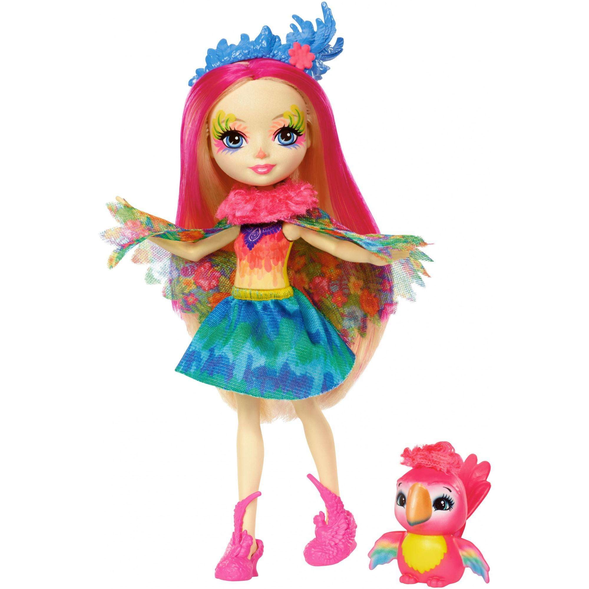 Enchantimals Peeki Parrot Doll