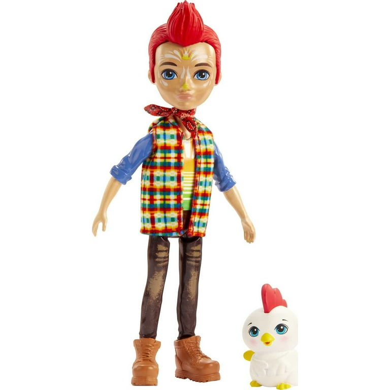 Enchantimals Redward Rooster Doll 6 In Cluck Animal Friend Figure