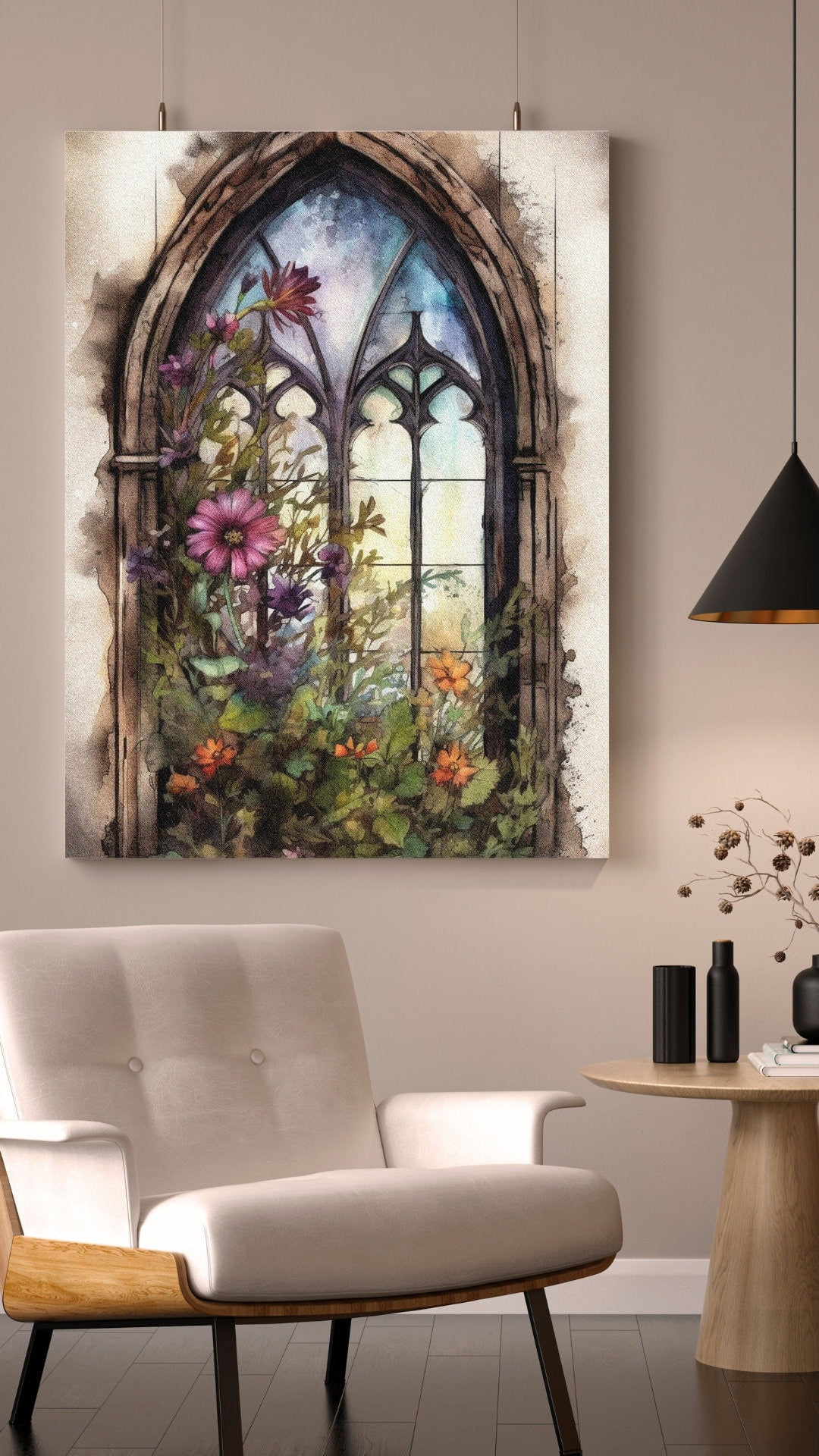 Enchanting Elegance - Stained Glass Canvas Wall Art - Walmart.com