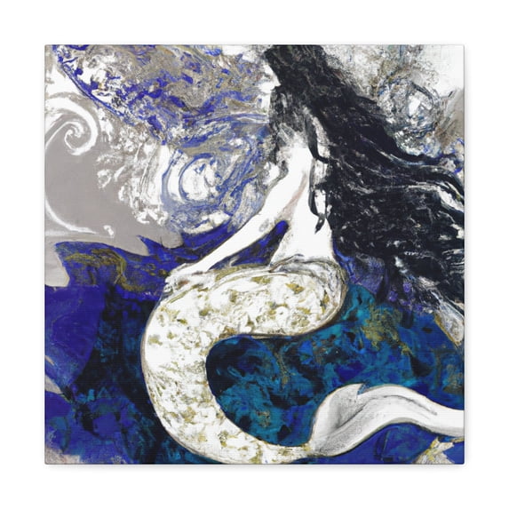 "Enchanting Mermaid Serenade" - Canvas