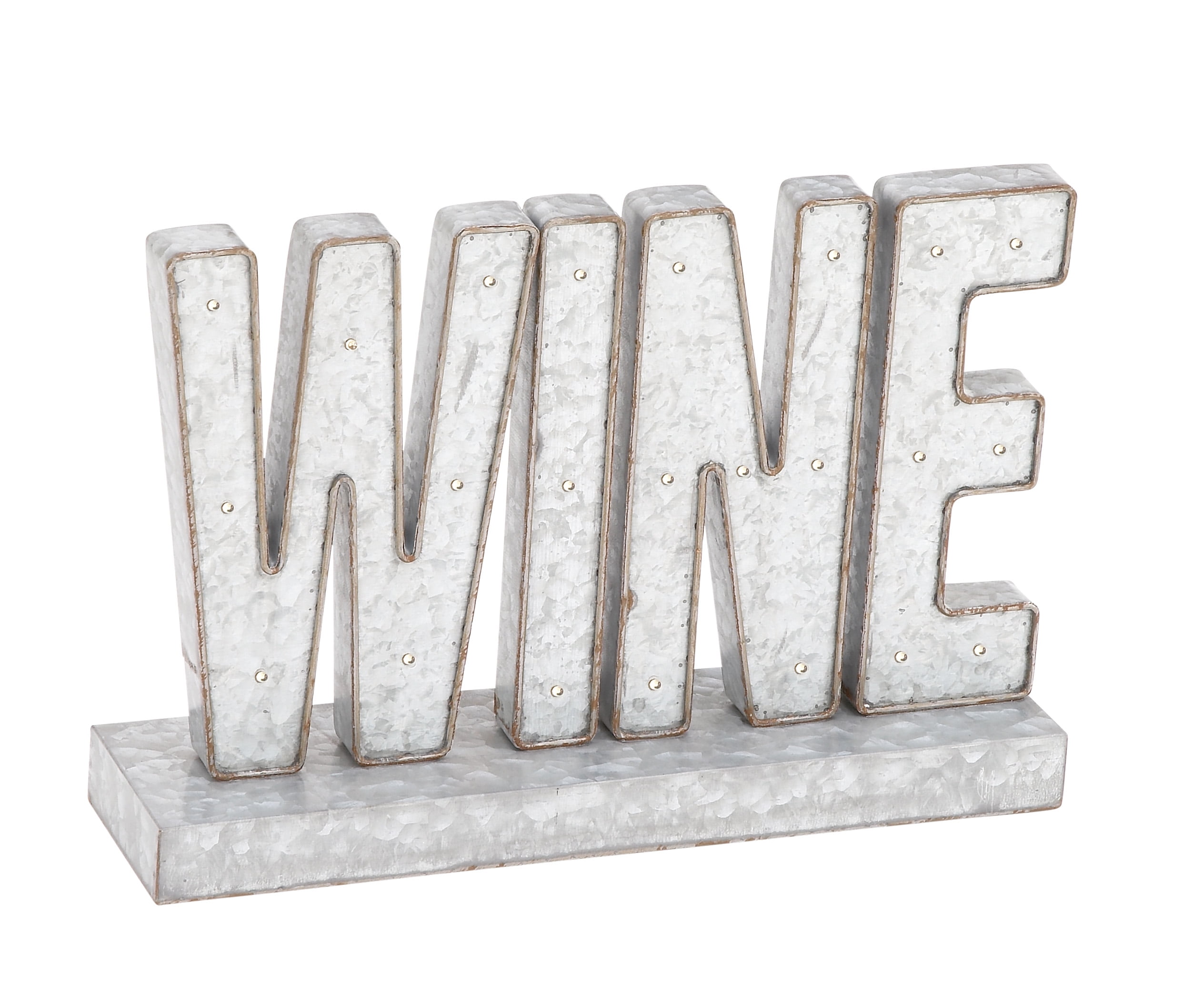 Enchanting Metal LED Wine Sign - Walmart.com