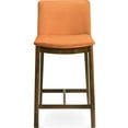 thumbnail image 1 of Enchanting Mid-century Burnt Orange Velvet Counter Stool Chair In Dazzling And Warm, 1 of 2