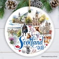 thumbnail image 1 of Enchanting Scotland Christmas Ornament, Celtic Culture and Heritage Edinburgh Souvenir and Gift, 1 of 8