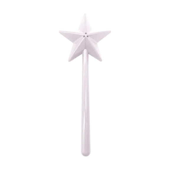 Enchanting Star Wand Shaker Set for Salt And Pepper, Decorative Fairy Wand Seasoning Dispenser, Durable Plastic Kitchen Decor, Unique Gift for Home Dining Magic Theme, 1Pc Seasoning Stick