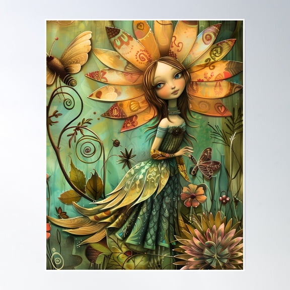 Enchanting Whimsi Core Collectible – Perfect Gift For Fairy Lovers Poster Wall Art, Modern Wall Decor, 12x18 UNFRAMED