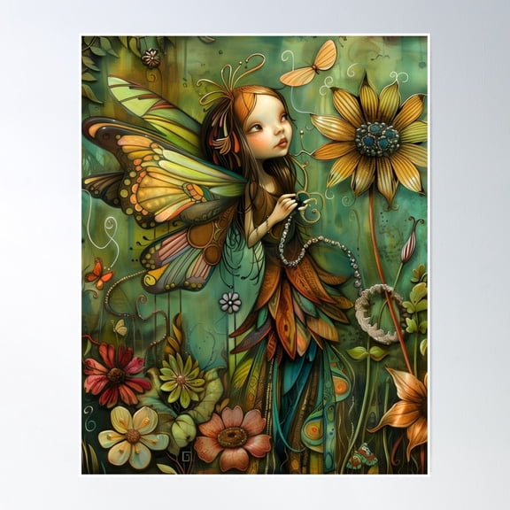 Enchanting Whimsi Core Collectible – Perfect Gift For Fairy Lovers Poster Wall Art, Modern Wall Decor, 16x24 UNFRAMED