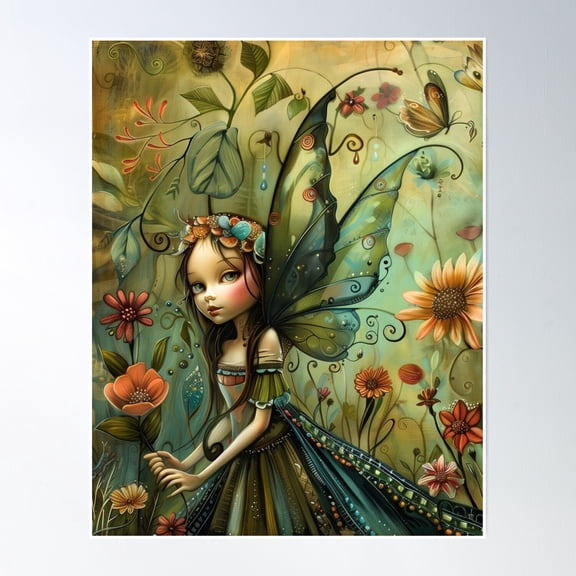 Enchanting Whimsi Core Collectible – Perfect Gift For Fairy Lovers Poster Wall Art, Modern Wall Decor, 16x24 UNFRAMED