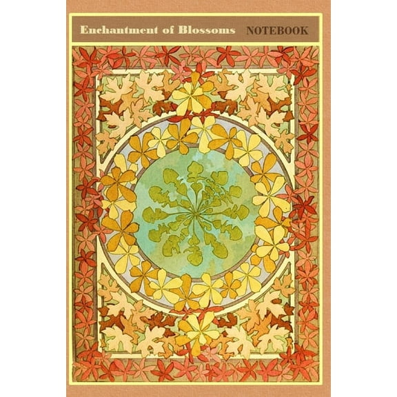 Enchantment of Blossoms NOTEBOOK [ruled Notebook/Journal/Diary to write in, 60 sheets, Medium Size (A5) 6x9 inches], (Paperback)