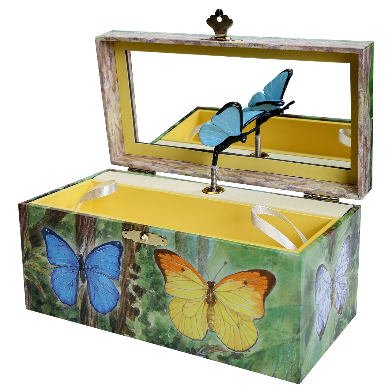 Enchantmints Butterfly - Jewelry Box for Girls Butterfly Gifts for Girls Age 4-6 Butterfly Toys Jewelry Box for Kids Girls Jewelry Box