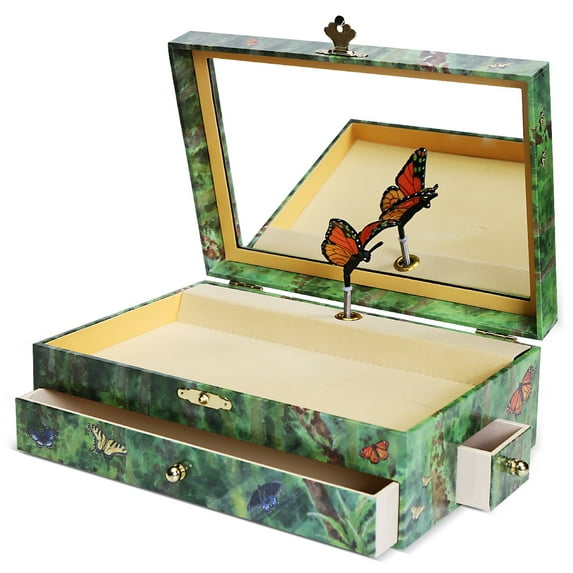 Enchantmints Papillon - Jewelry Box for Girls Butterfly Gifts for Girls Age 3+ Butterfly Toys Jewelry Box for Kids Girls Jewelry Box