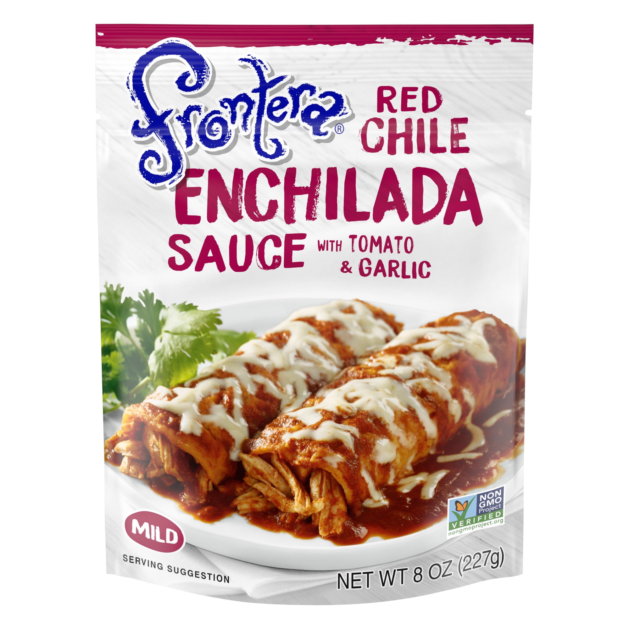 Frontera Red Chile Mild Enchilada Sauce with Roasted Tomato and Garlic, 8 oz