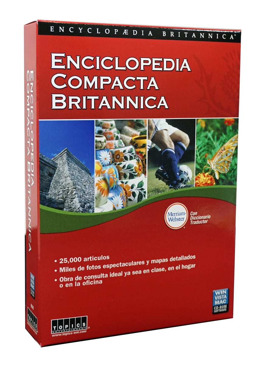 Enciclopedia Compacta Britannica PC CDrom   Spanish English Bi