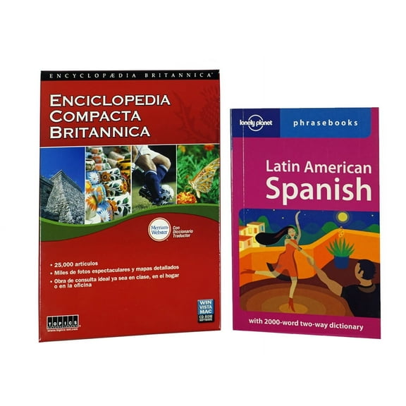 Enciclopedia Compacta Britannica PC Software & Dictionary/Phrasebook - Spanish English Bi-directional Encyclopedia