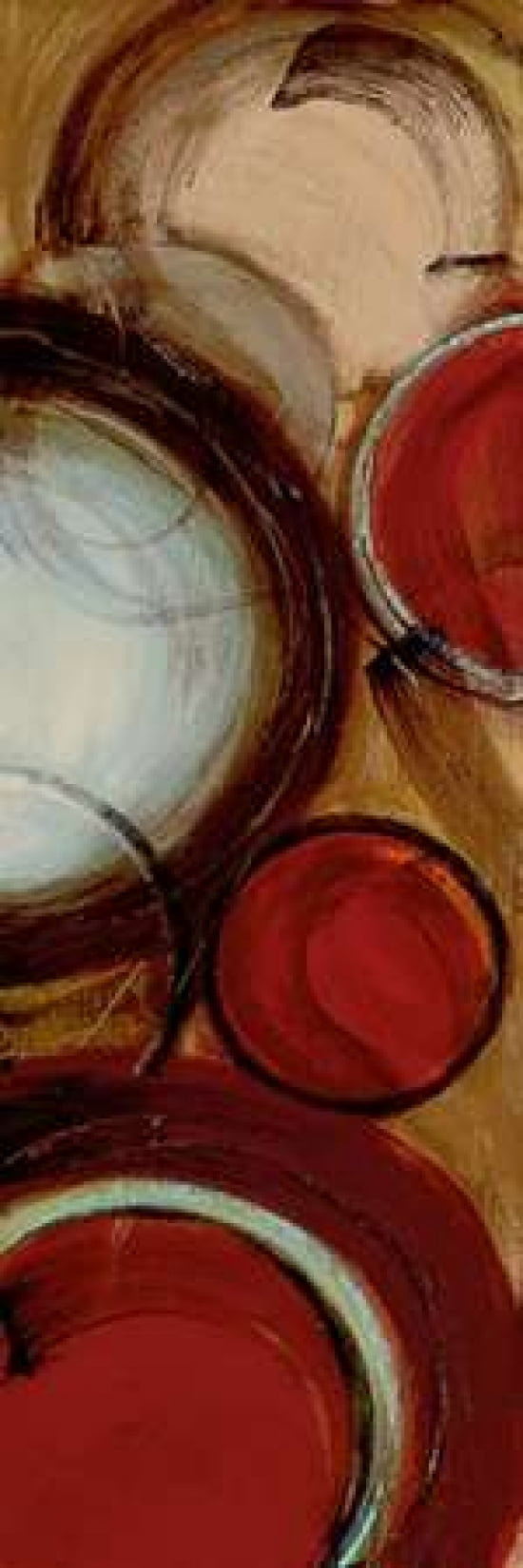 Encircled II Canvas Art - Joy Alldredge (12 x 36)