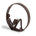 thumbnail image 1 of Encircled Reader Iron Sculpture - Brown, 1 of 1