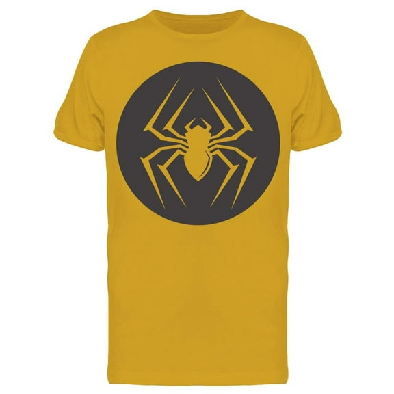 Encircled White Spider Design T-Shirt Men -Image by Shutterstock, Male Small