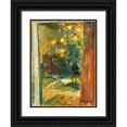 thumbnail image 1 of Enckell, Magnus 19x24 Black Ornate Wood Framed with Double Matting Museum Art Print Titled - Christmas Tree in the Hall of Kilo Mansion, 1 of 4