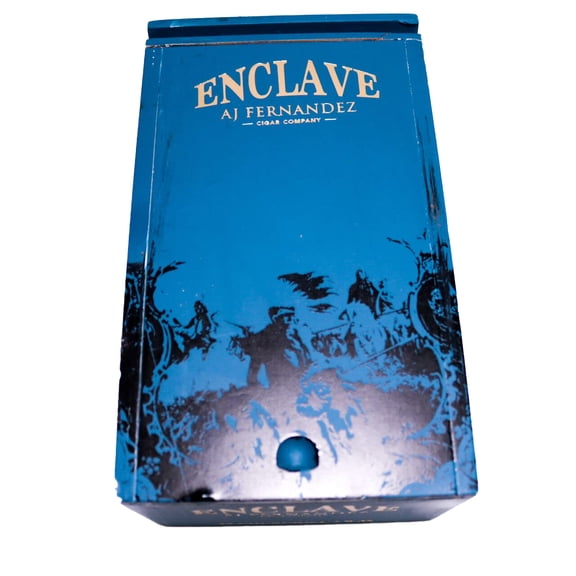 Enclave Churchill Empty Wood Cigar Box 8" x 4.75" x 3.75