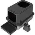 thumbnail image 1 of Enclosed Cat Litter Box: All Black Stainless Steel - Odor-Resistant & High-Sided - Teflon Non-Stick Coating for Quick Cleaning - Large Top-Exit Pan for Modern Homes Balcony, 1 of 15