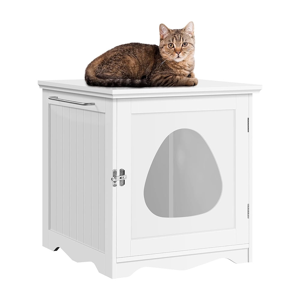 Photo inspiration: Picture Idea: Enclosed Cat Litter Box Cabinet Space Saving Pet Washroom With
