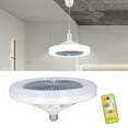 thumbnail image 1 of Enclosed Ceiling Fan with Light 30W E27 LED Fan Light 85-265V Ceiling Fan with Light Remote Control Small Ceiling Fan, 1 of 10