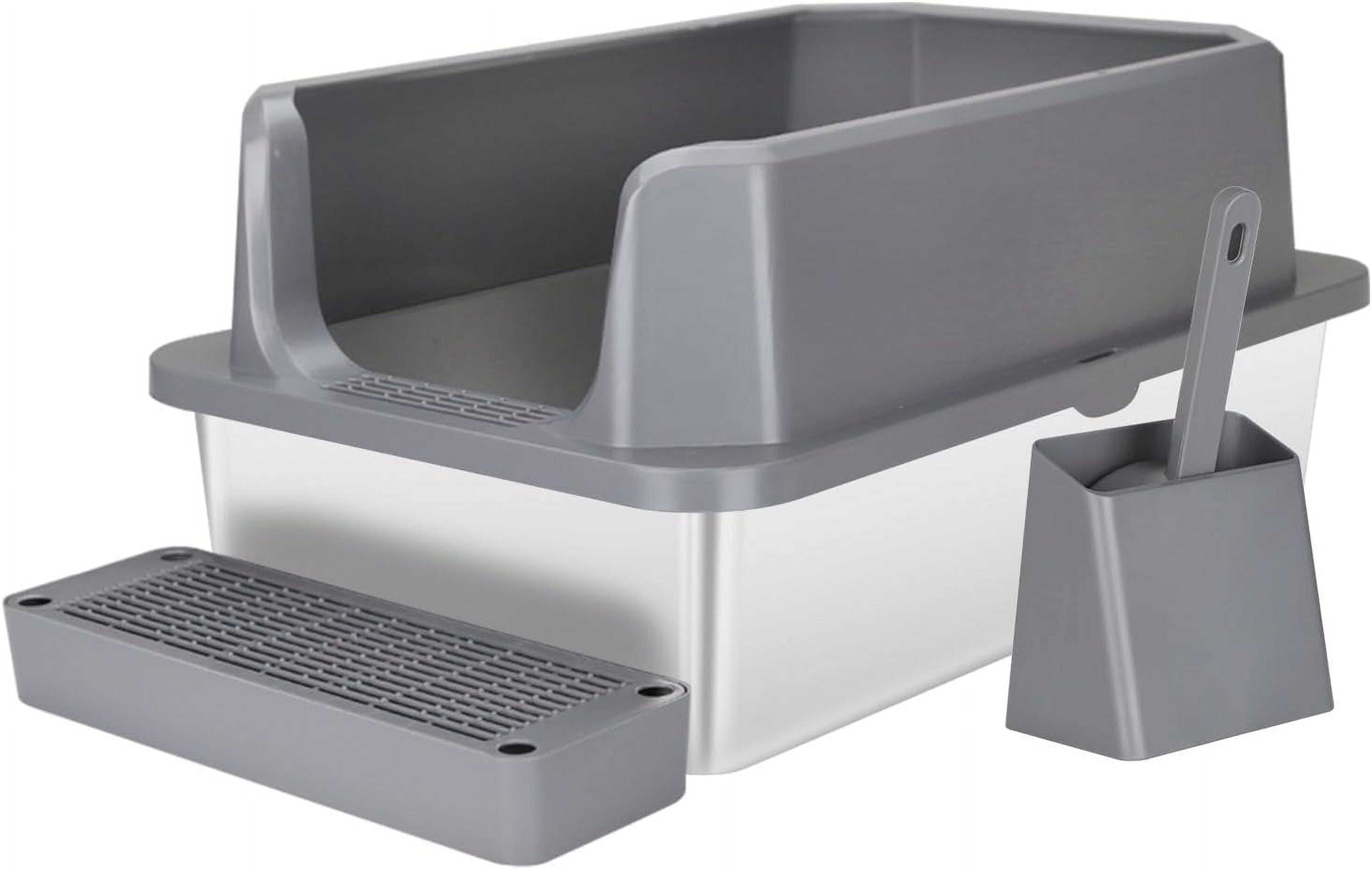 Stainless Steel Litter Box For Big Cats Extra Large Stainless