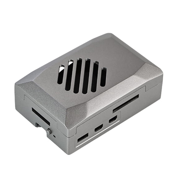 Enclosure Case for RPI5 Protective Box ABS With PWM Speed Regulating Cooling Fan