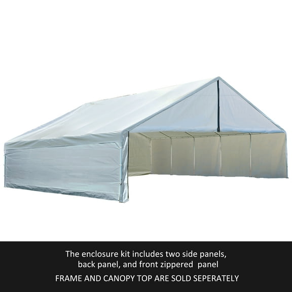 Enclosure Kit for the UltraMax Canopy 30 x 50 ft. White Industrial (Frame and Canopy Sold Separately)