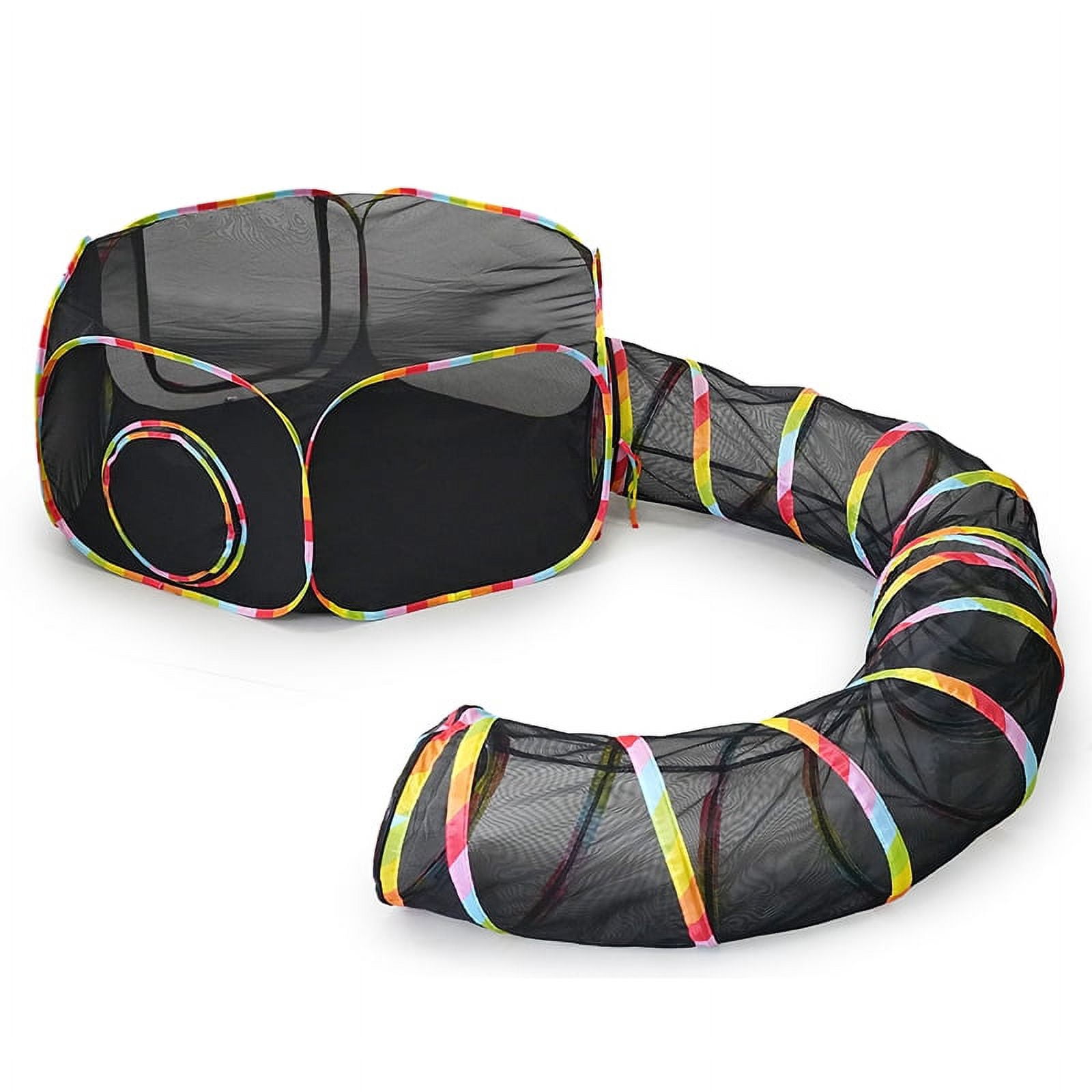 Enclosure,With Portable Playpen Animals Indoor Outdoors Playpen Tunnel Playpen Playpen Outdoors Cat