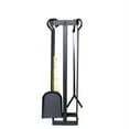 thumbnail image 1 of Enclume Handcrafted Indoor/Outdoor Square Fireplace Tool Set, 1 of 6