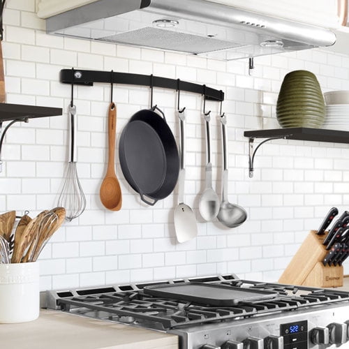 Enclume USA Handcrafted 30'' Curved Wall Mounted Pot Rack