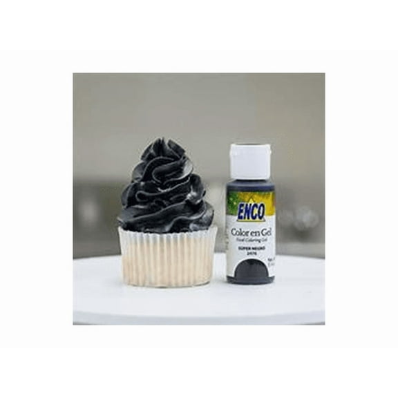 Enco Super Black Gel Food Color 1. 4 oz