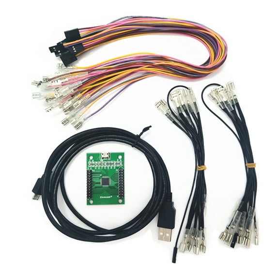Encoder for Arcadeto USB Controller 187 Wiring 2 Players for Raspberry PI for Mame PC For PS3 Parts
