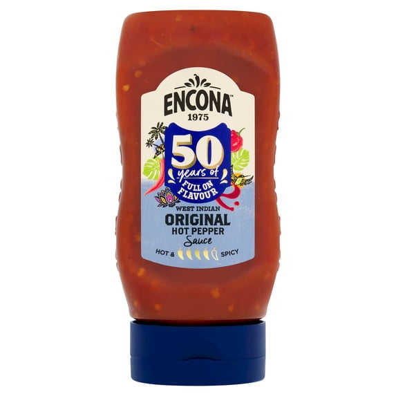 Encona Original Hot Pepper Sauce 285Ml, Imported from Britain