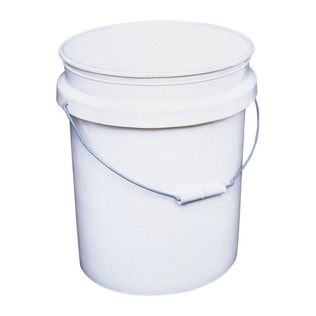 Encore 50640 5 gal White Empty Mixing Pail - White - 5 gal