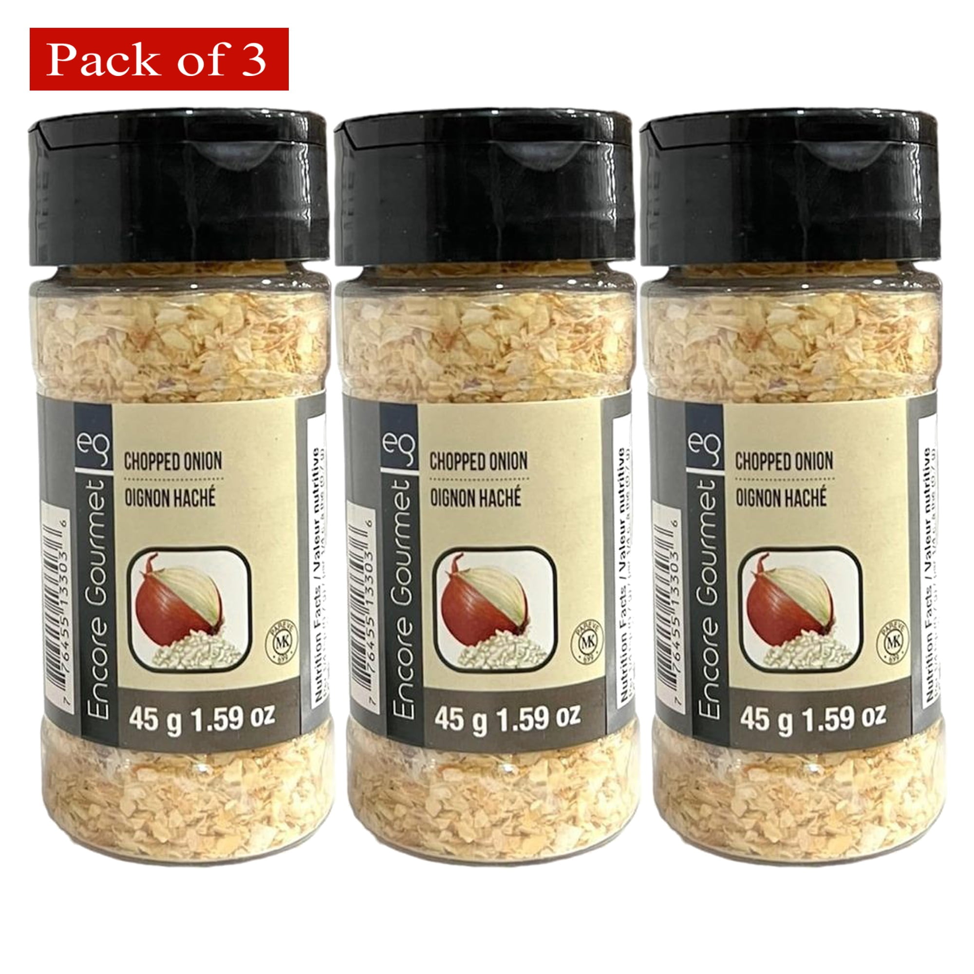 Encore Chopped Onion 45g (Pack of 3)