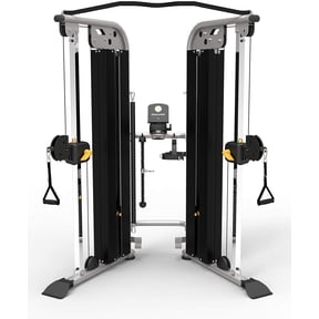 Encore ES9030 Functional Pulley System, Weight Trainer, Dual Weight Stacks, Adjustable Home Gym Equipment, Weight Machine, Lifting for LAT Pull Down, Tricep, Biceps Curl, Back, Forearm Exercise