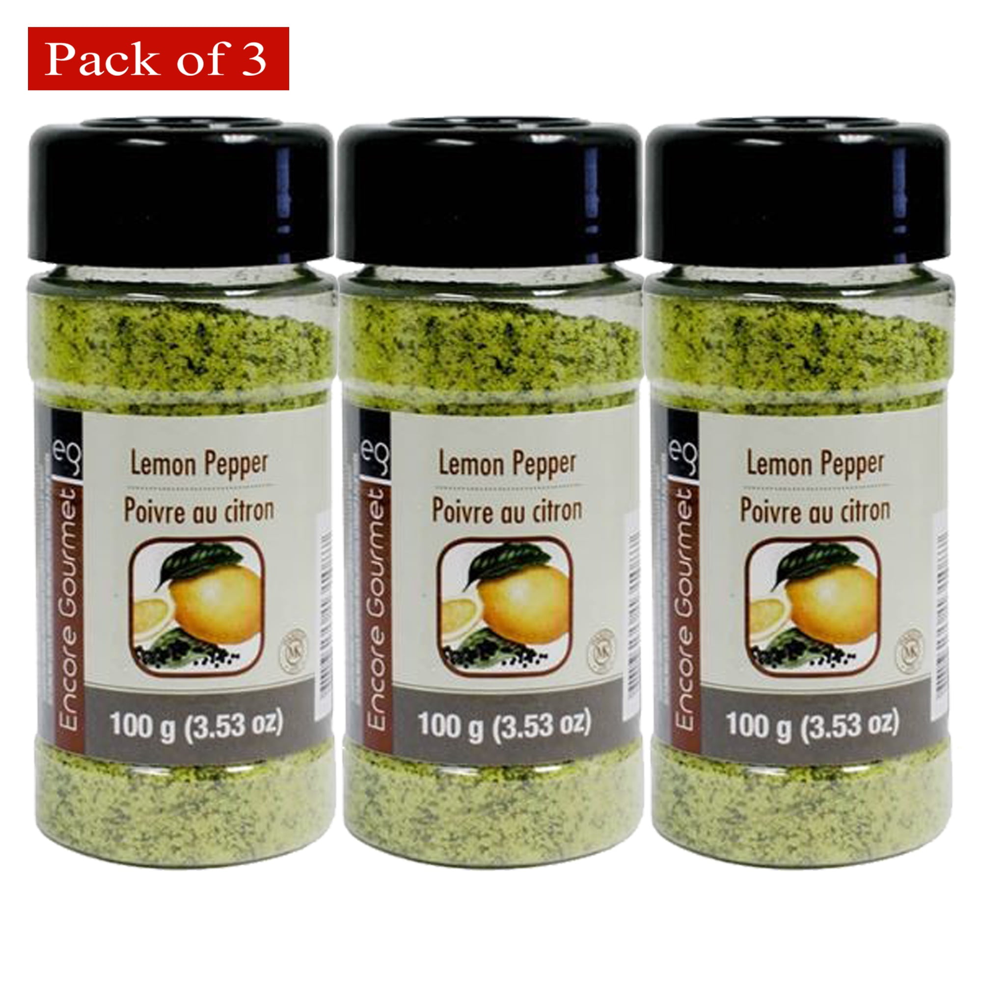 Encore Lemon Pepper Seasoning 100g (Pack of 3)