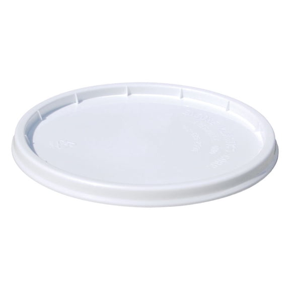 PAIL LID WHT PLSTC GL