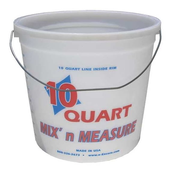 Encore 20325 Clearvue Ringfree Pail, 10 Qt
