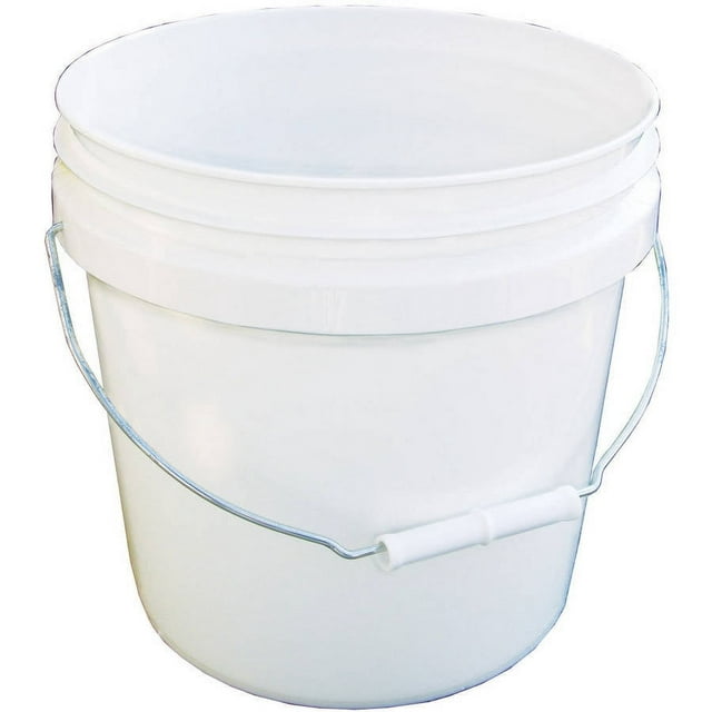 Encore Plastics Corp. 2 Gallon Plastic Pail/ Bucket, White