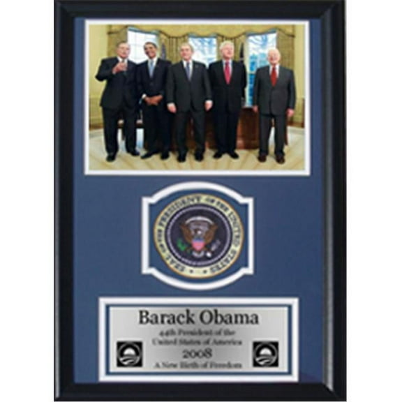 Encore Select 189-obama3 Barack Obama Former Presidents 12x18 Patch Frame