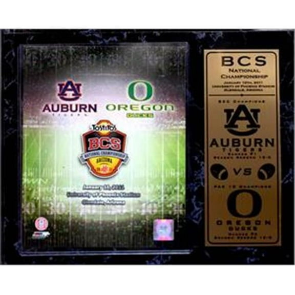 Encore Select  2011 BCS National Championship 12x15 Plaque