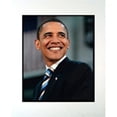 thumbnail image 1 of Encore Select  Barack Obama Smile Photograph in a Mat - 11 x 14 in., 1 of 1