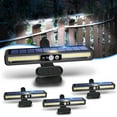 thumbnail image 1 of Encounter Clip On Solar Motion Lights Outdoor Waterproof, 6 Pack Fence Lights Outside with 36 LEDs, 6000K, Portable Solar Powered Security Light for Fence Garage Camping, 1 of 7
