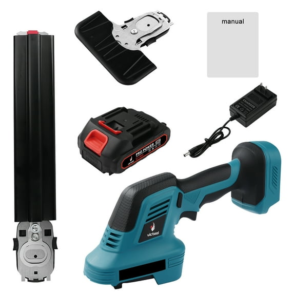 Encounter Cordless Hedge Trimmer, 2-in-1 Electric Shrub Trimmer and Grass Shear with 21V Battery and Charger