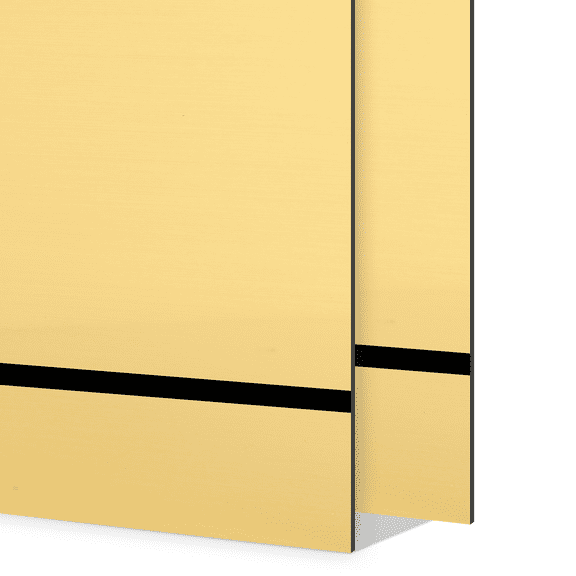 Encounter Laser Engraving Plastic Sheets, 4 Pack 12x8 Inch Two-Color Blanks for Custom Signs and DIY Projects