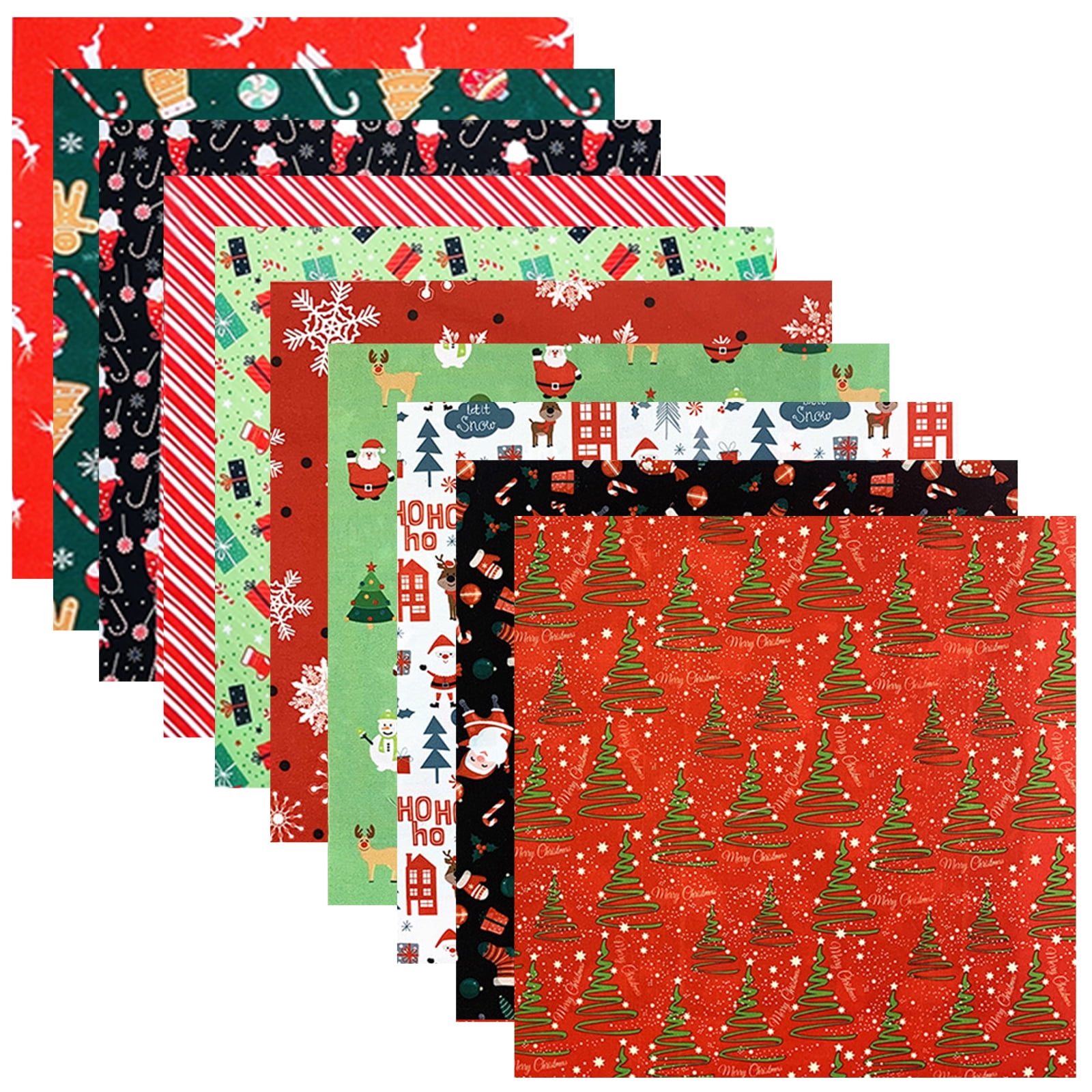 Polyester Squres Encounter Polyester Fabric Squares, 50 Pcs 10x10 Inch Coffee Themed Pre ...