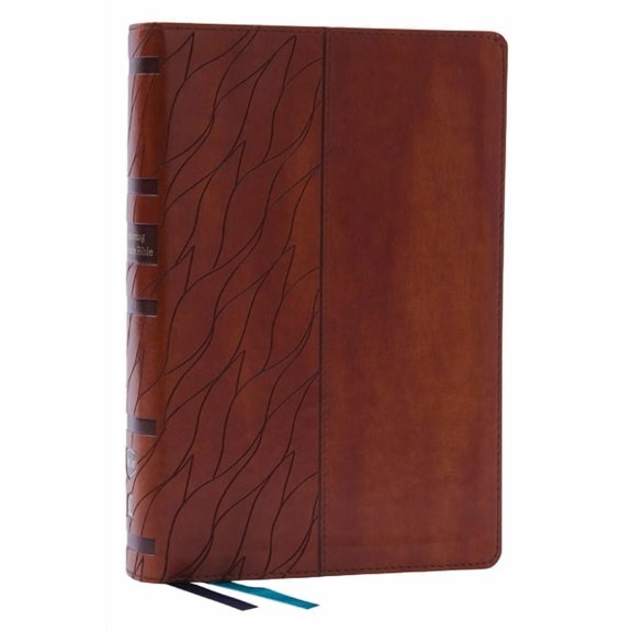 Encountering God Study Bible: Insights from Blackaby Ministries on Living Our Faith (Nkjv, Brown Leathersoft, Red Letter, (Hardcover)