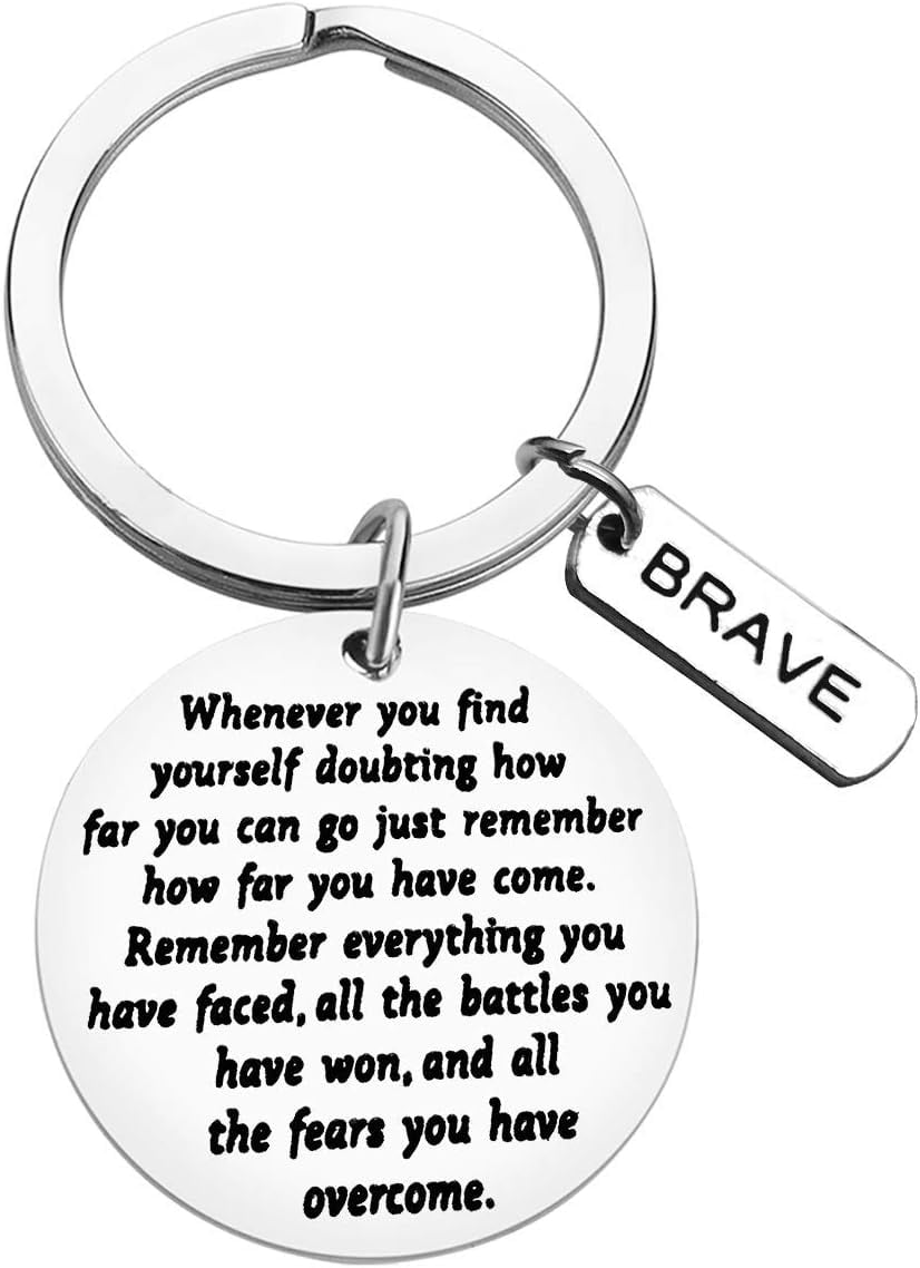 Recovery Keychains Encourage Keychain Cancer Survivor Gift Recovery Key Chain Remember ...